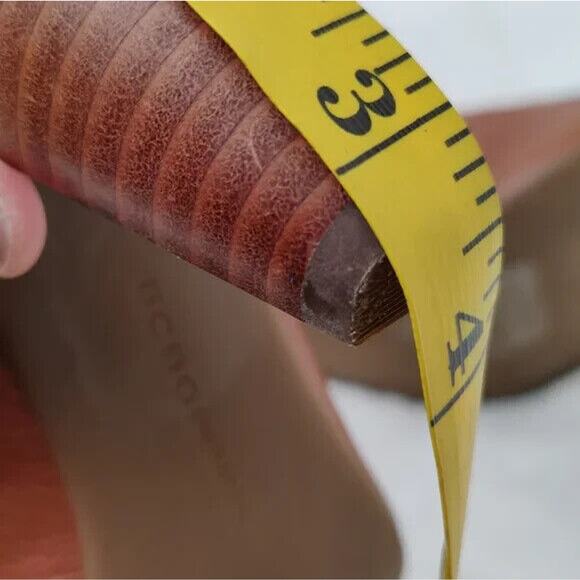 Y2K Tan Leather BCBG Knee High Boots Size 7B - Picture 7 of 8